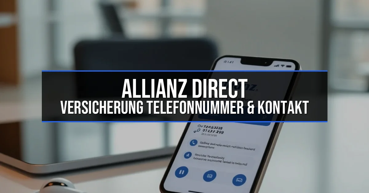 Allianz Direct Versicherung Telefonnummer & Kontakt