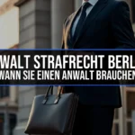 Anwalt Strafrecht Berlin: Wann Sie einen Anwalt brauchen