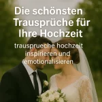 Die schönsten Trausprüche für Ihre Hochzeit - trausprueche hochzeit inspirieren und emotionalisieren