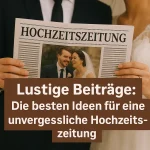 Hochzeitszeitung Lustige Beitraege: Die besten Ideen für eine unvergessliche Hochzeitszeitung